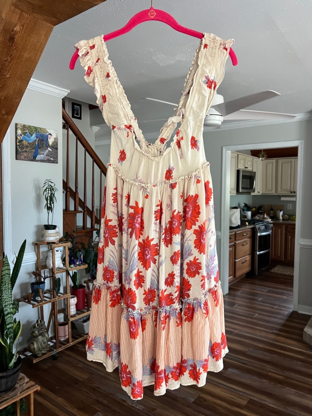 Free People Floral Bali Slip Dress Small